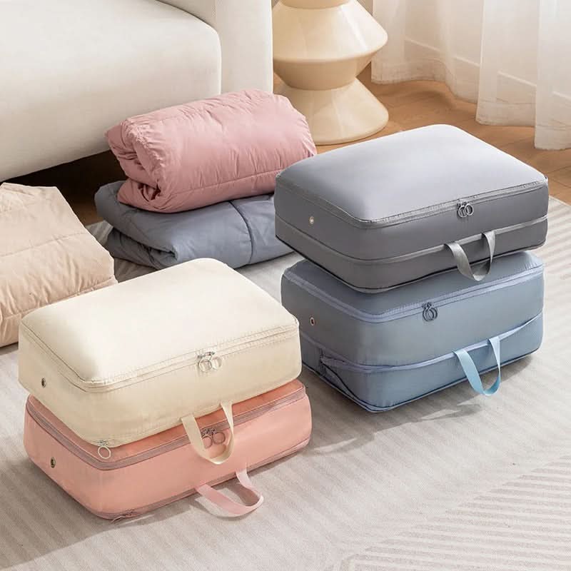 Compression Storage Bags for Clothes and Bedding, Reduces Volume up to 40%