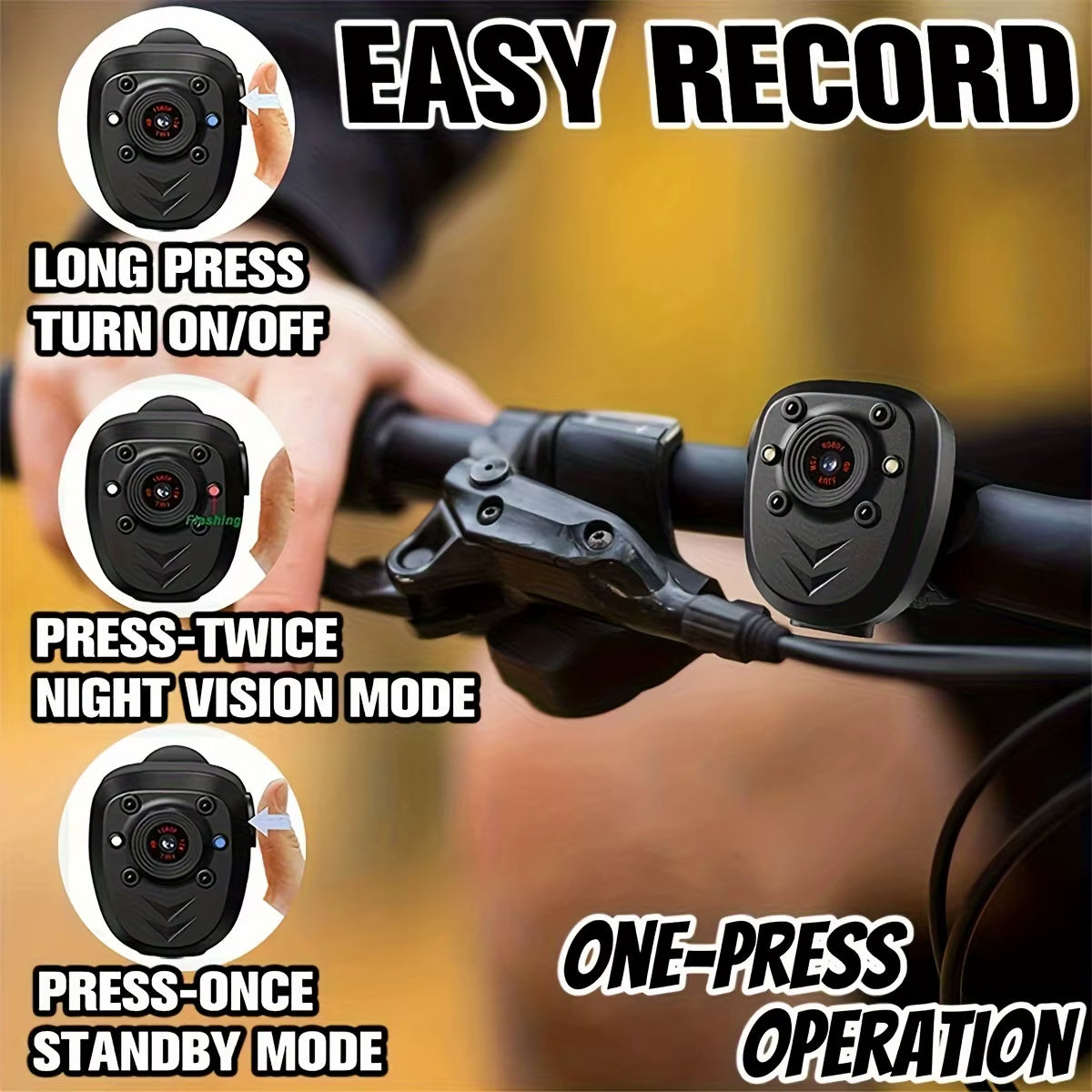 Compact View HD Night Vision Mini Secuirty Camera