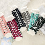 Ultra-thick Cashmere Slippers Socks S