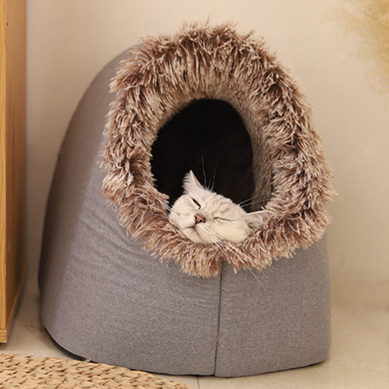 CozyNest Animal Den Bed | Warm and comfortable hiding place for your furry friend
