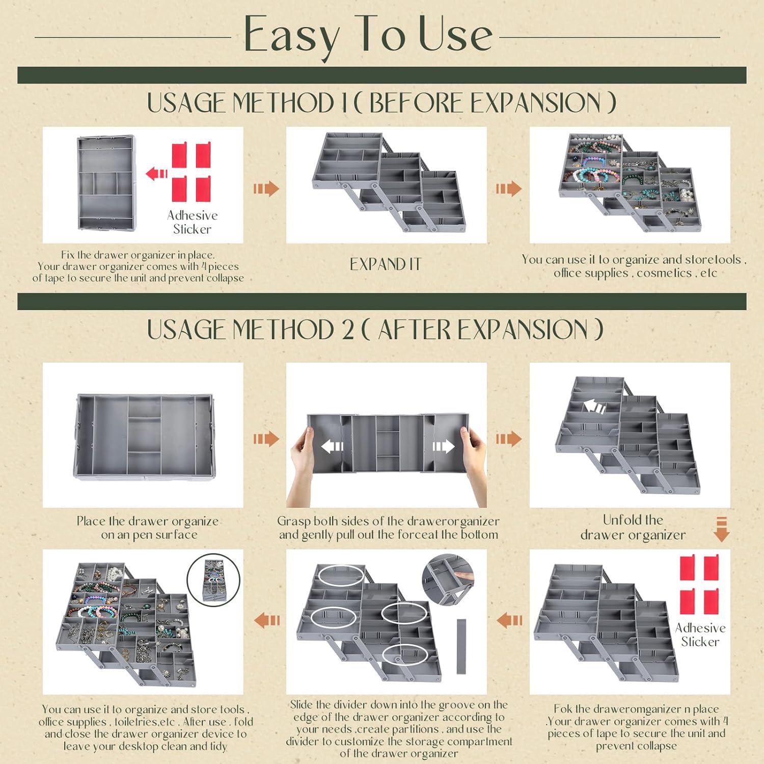 OrgaMaster Pro — Finally sparkling clean order and maximum space in seconds!