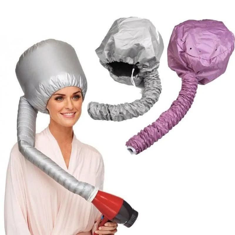 Set of 2 hairdryer caps | Fast & gentle drying for home & travelling