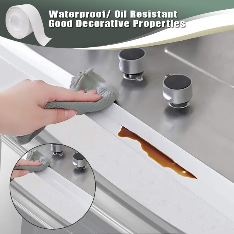 Flexible PVC Seal Tape for Waterproof Kitchen and Bathroom Gaps