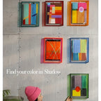 VividFrame – Colorful Transparent Photo Frame for Wall and Table