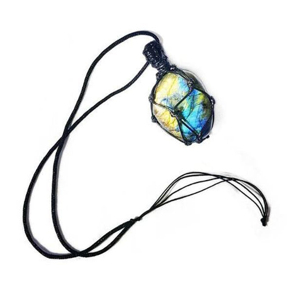 Dragon's Heart Labradorite Necklace