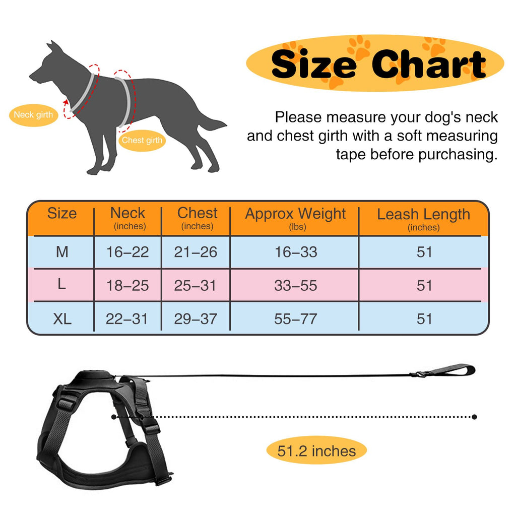 mamymarket™ - Dog Harness and Retractable Leash Set All-in-One