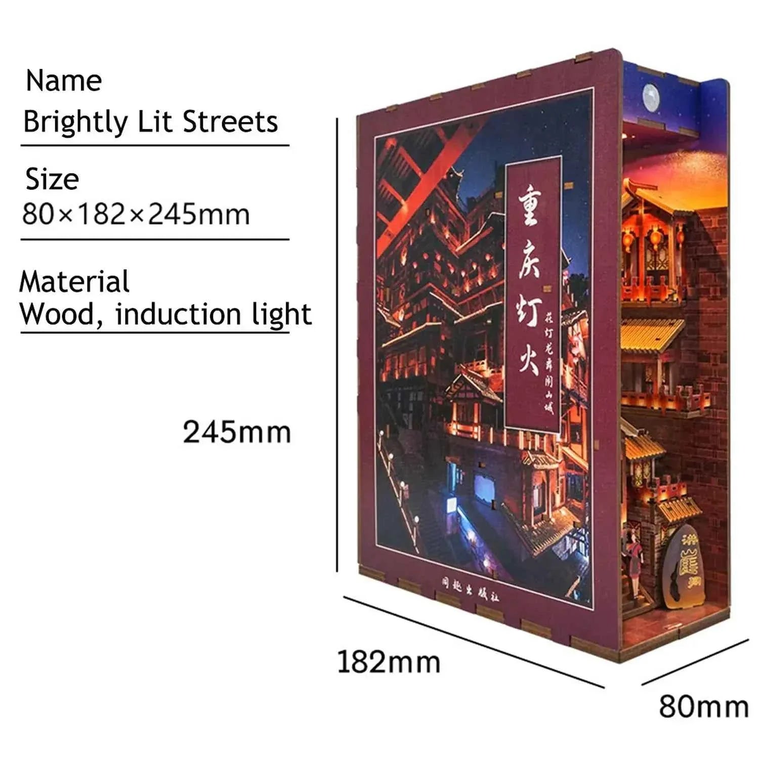 Night in Chongqing DIY Book Nook Kit
