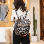 Vintage PU Leather Backpack