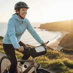 Waterproof Bicycle Handlebar Bag with Touchscreen Access