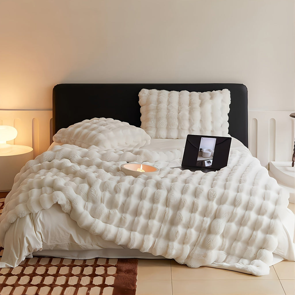 Premium Fleece Blanket with Elegant Design