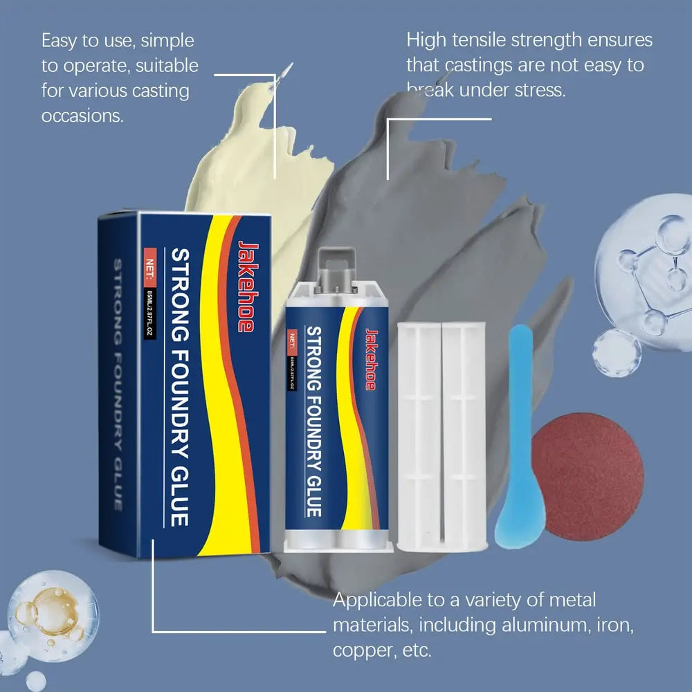 Metal casting repair epoxy resin — Durable, heat-resistant adhesive
