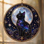 DIY Celestial Black Cat Window Hanging Kit