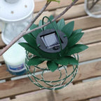 Solar Pineapple Garden Lantern with Warm LED Light 28cm