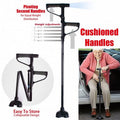 Non-slip Folding Walking Stick With LED Light