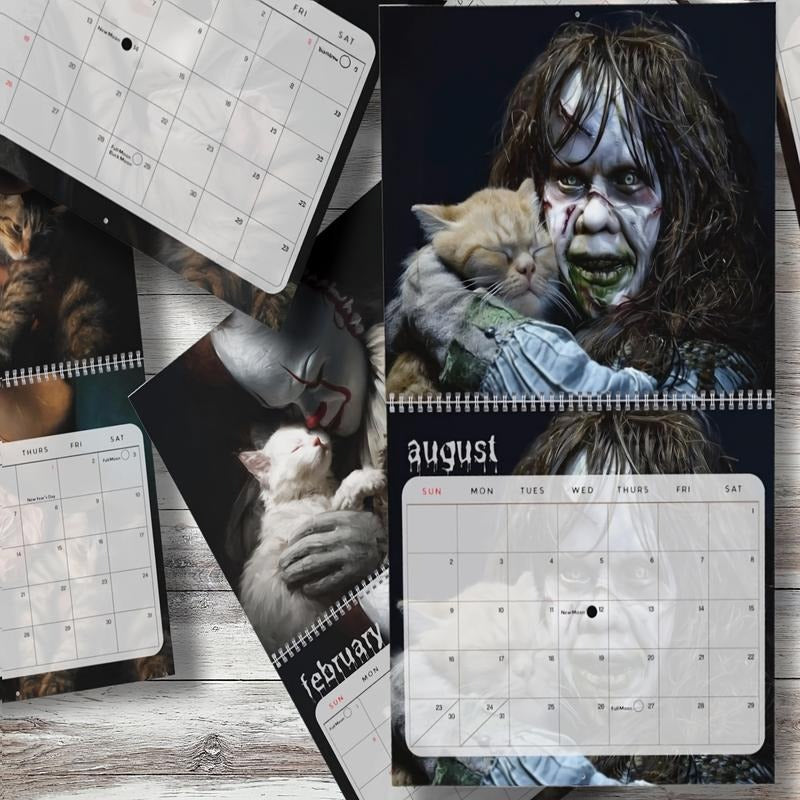 Horror Cat Wall Calendar
