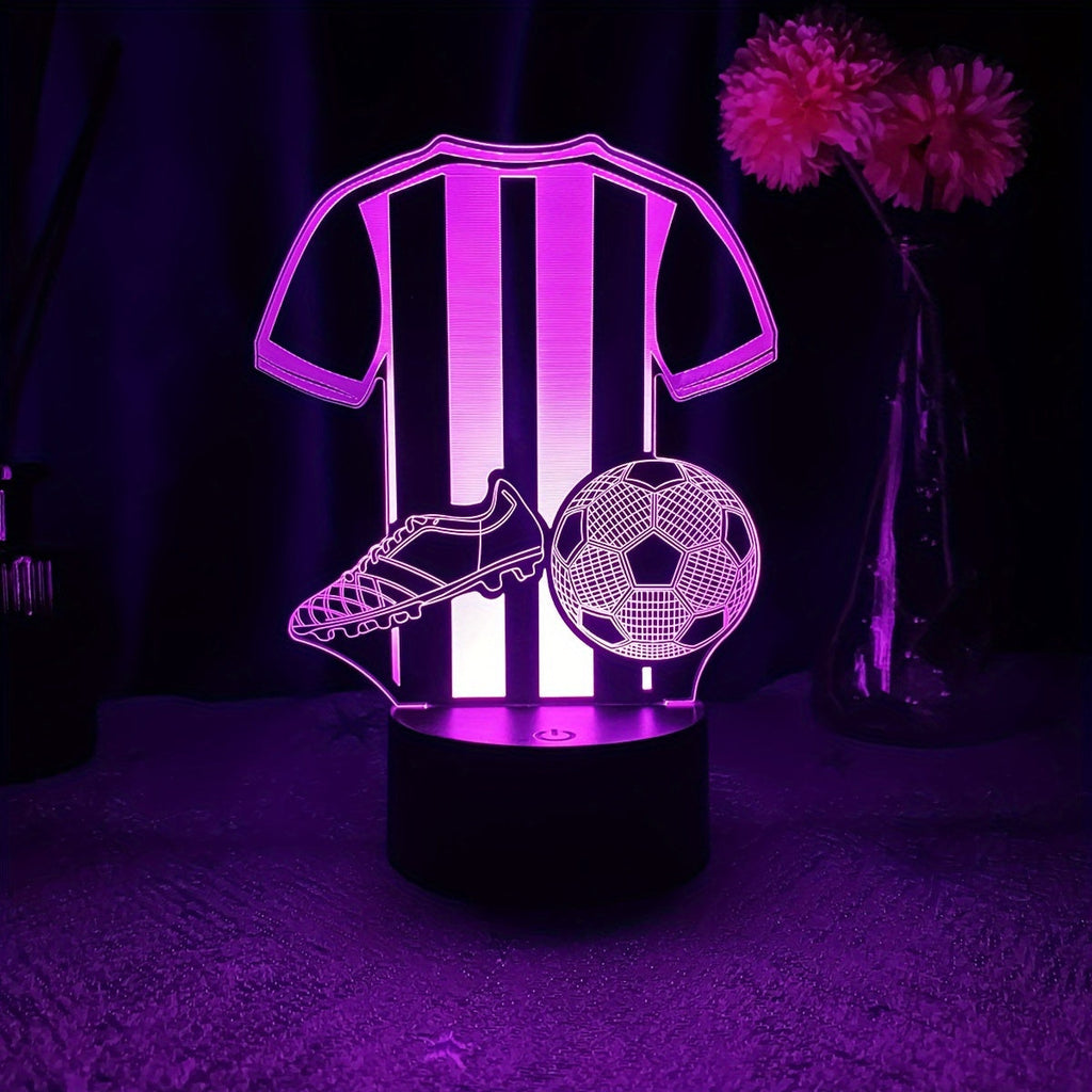 SportGlow Lamp - 3D LED Night Light for Football Fans