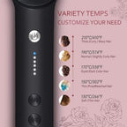 hair straightener with ceramic brush for fast & healthy styling
