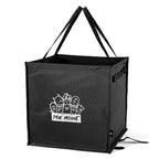 Foldable multifunctional trash can for outdoor use