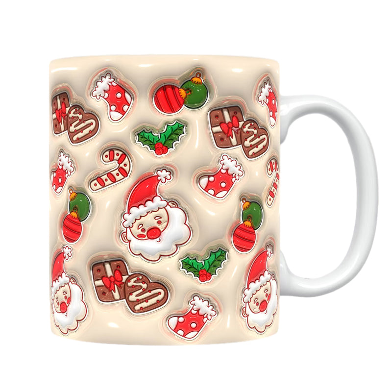 3D Christmas Inflated Mug Wrap
