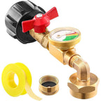 Highly Rated Propane Refill Elbow Adapter with Tank Indicator