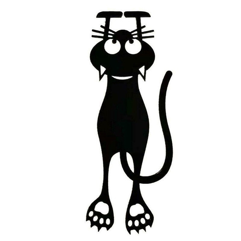 Neckline Black Cat Bookmark