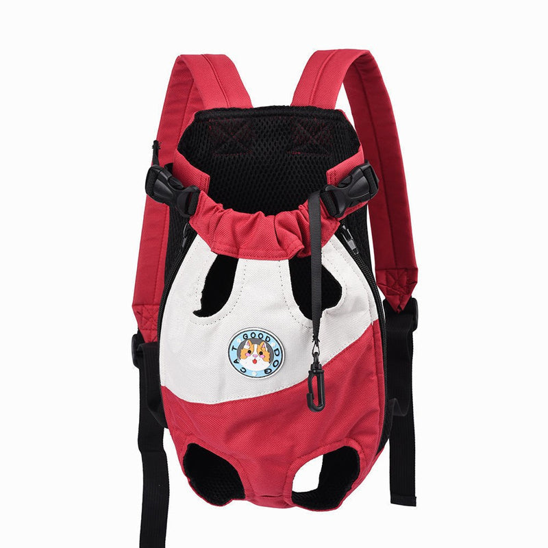 Portable backpack for dogs and cats on travels
