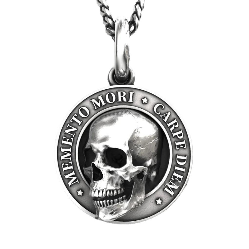 Skull Necklace Made of Titanium Steel