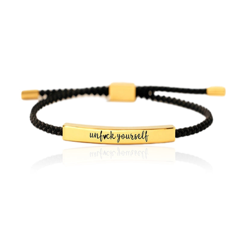 UNFCK YOURSELF TUBE BRACELET