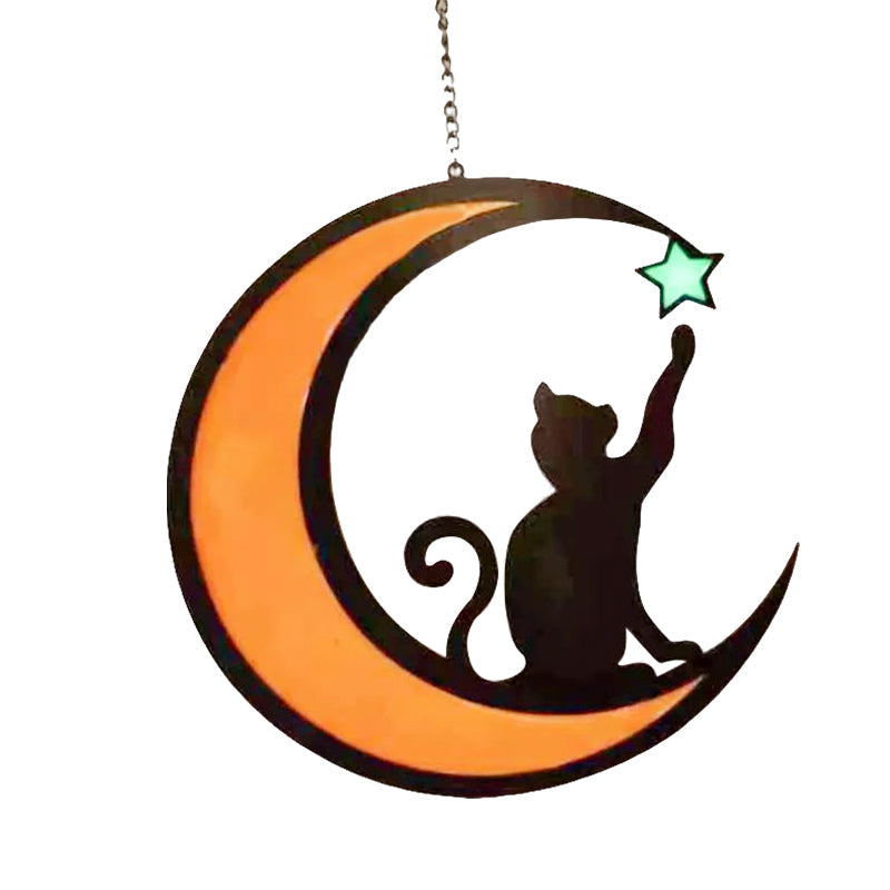 Moon Cat Decoration Pendant made of Acrylic