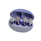 Sparkling Butterfly Bow Clips for Earbuds