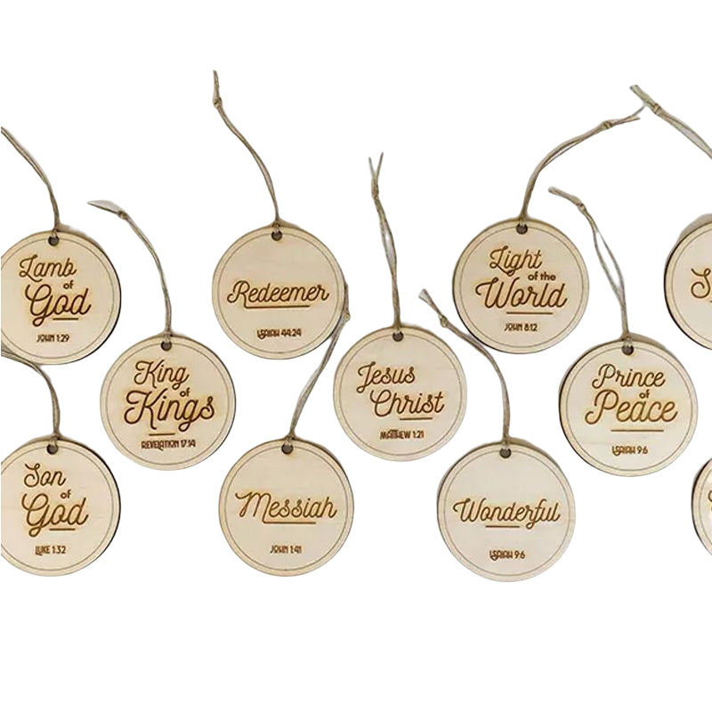 Names of Jesus Christ Ornaments