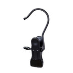 Space-saving portable travel hanger clips