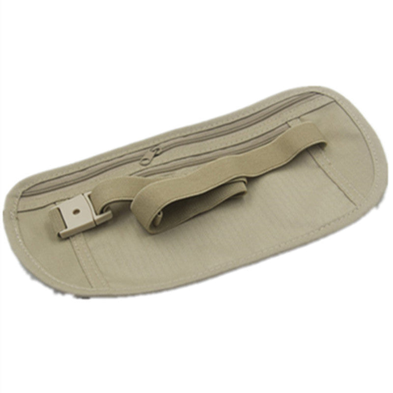 Sport Hip Bag Adjustable with Zipper Pockets
