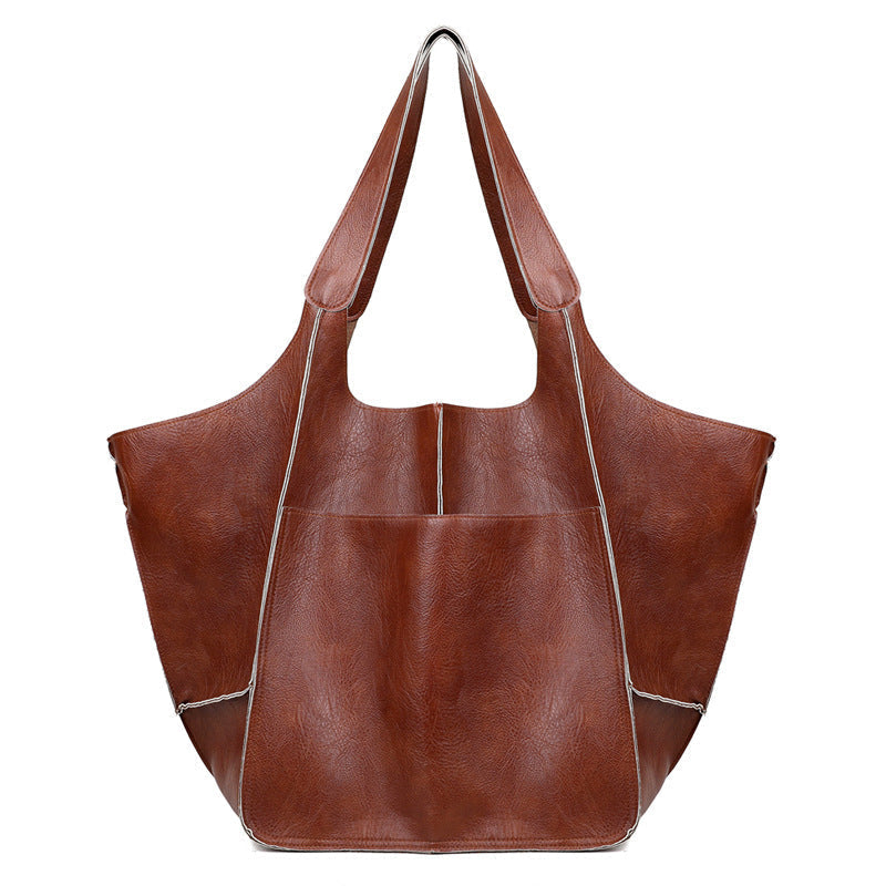 Oversized Leather Weekend Bags