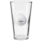 Golf ball pint glass