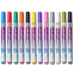 12-color ultra-thin curved nail pencil