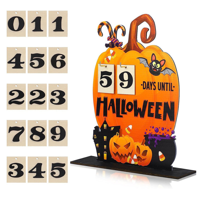 Wood Halloween Advent Calendar