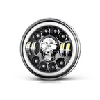 7 Inch Skull LED Headlight