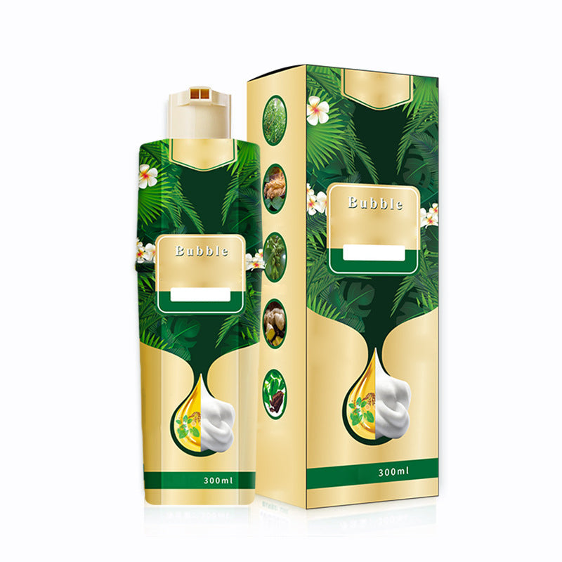 Foam shampoo for hair coloring