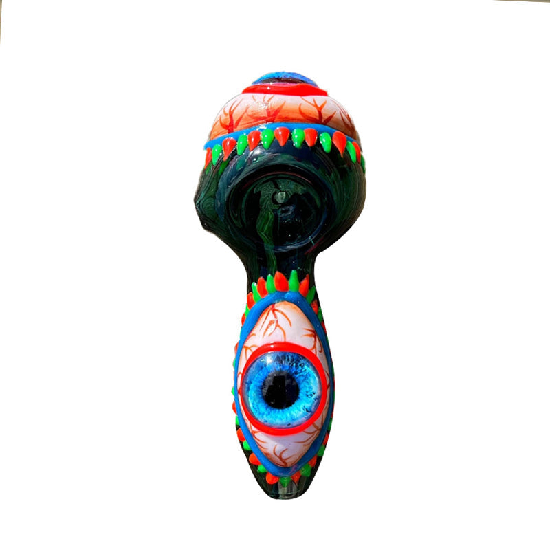 Tobacco pipe in eye shape