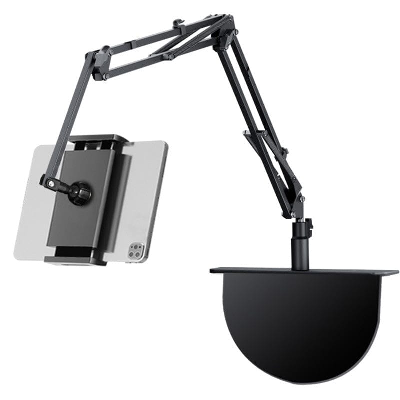 Hidden, extendable table tablet and phone holder