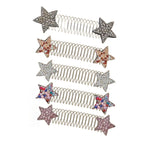 Rhinestone Star Hair Comb Set (5 pieces)