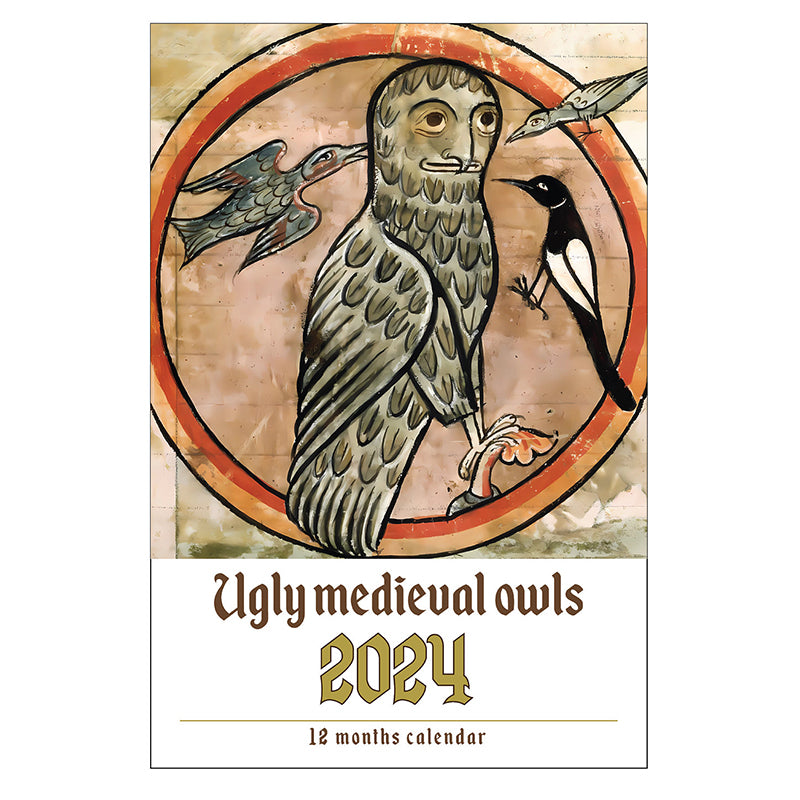 Strange medieval owl calendar 2024