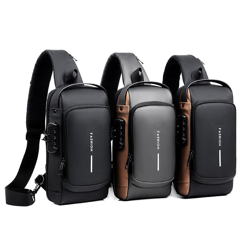 Casual Multifuntional Anti-theft Chest Bag for Men