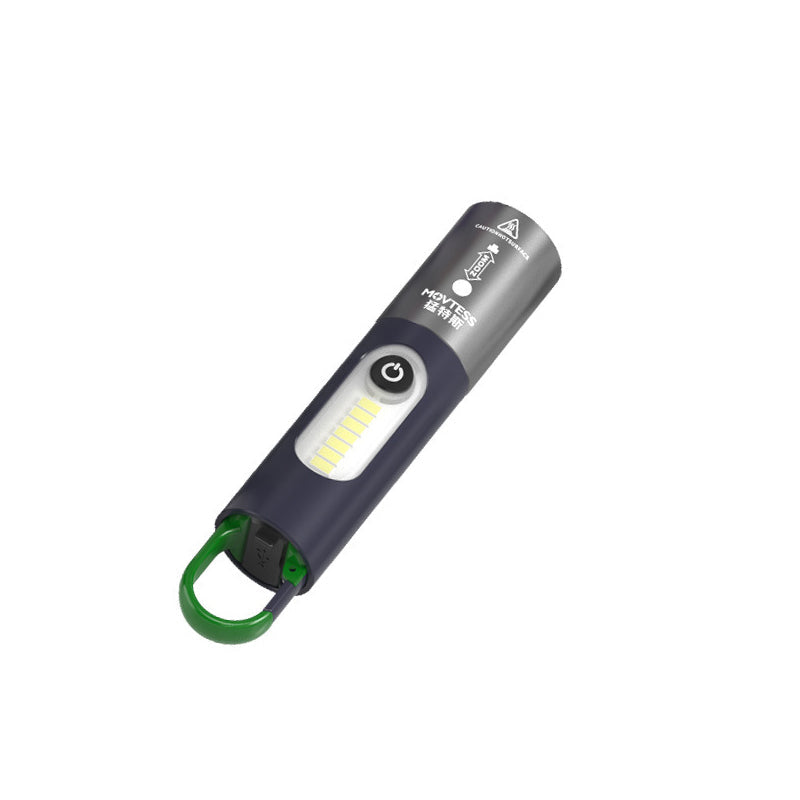 Rechargeable LED Flashlight with 750-Lumen Output and 200 m Range