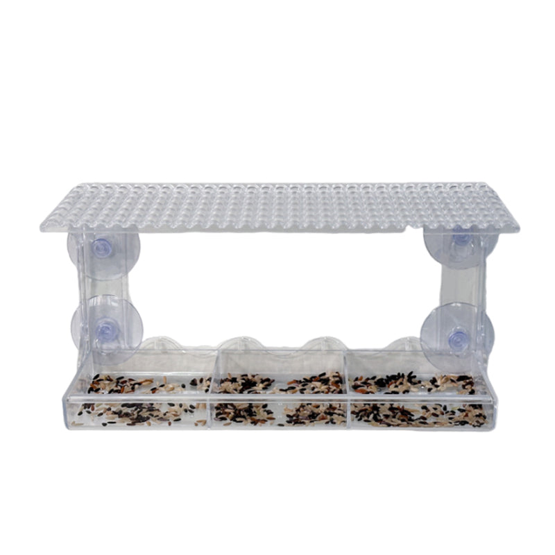 Outdoor Clear-Window-Suction-Cup-Birdhouse