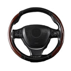 Universal Laser Carbon Fiber Pattern Steering Wheel Cover