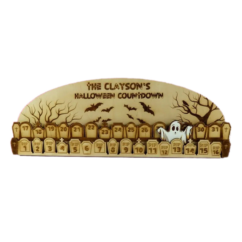 Halloween Advent Calendar - The Clayson's Halloween Countdown
