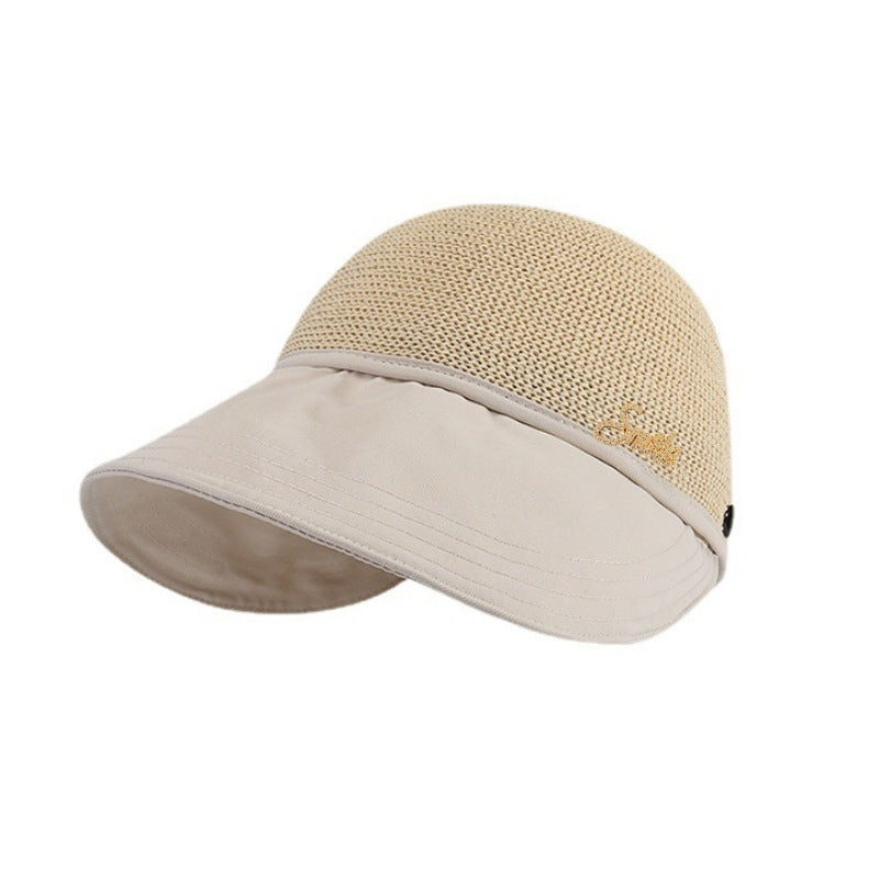 Women's sun hat with wide brim