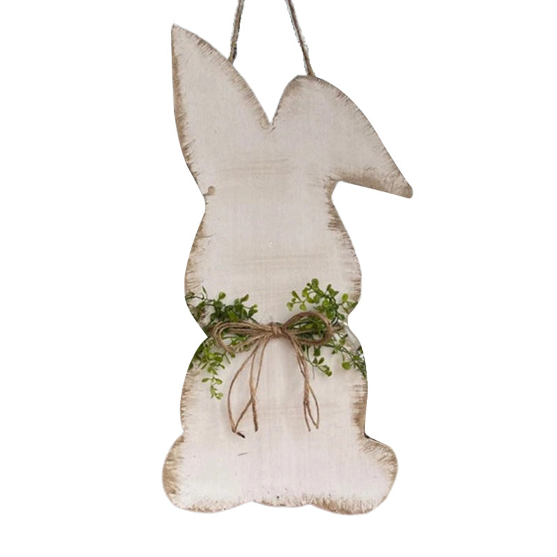 Easter Bunny Wooden Door Hanging Decor